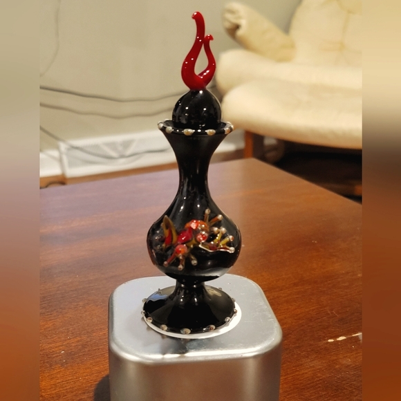 Other - Blown glass perfume vial with frog 🐸